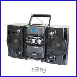 Naxa Portable MP3/CD Player With AM/FM Stereo Radio Cassette Player/Recorder