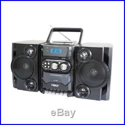 Naxa Portable MP3/CD Player With AM/FM Stereo Radio Cassette Player/Recorder