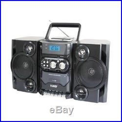 Naxa Portable MP3/CD Player With AM/FM Stereo Radio Cassette Player/Recorder