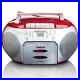 New-Lenco-SCD-420RD-Portable-Stereo-Boombox-Red-FM-Radio-CD-Cassette-Player-01-ca