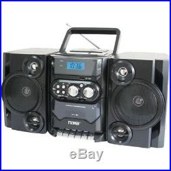 New Naxa(R) NPB428 Portable MP3/CD Player with AM/FM Radio & Detachable Speakers