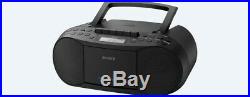 New Sony Cfd-s70bk 3.4w Portable CD Am/fm Radio Cassette Player Boombox