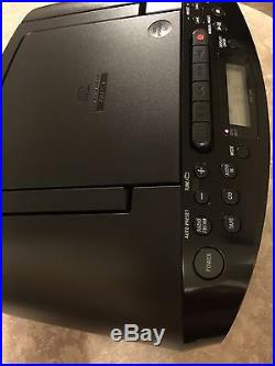 New Sony Portable Boombox MP3 CD Cassette Player Digital AM/FM Radio AC/Battery