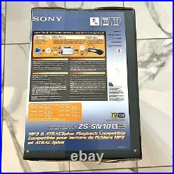 New Sony ZS-SN10 Attract CD Personal Audio System AM/FM MP3 Portable CD Player