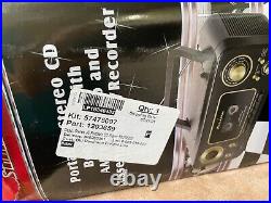 New Studebaker Portable Stereo CD Player AM/FM Radio Cassette Player/Recorder