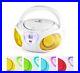New-WHITE-auna-Roadie-Portable-Boombox-CD-Player-AM-FM-Stereo-LED-Strobe-Light-01-wzur