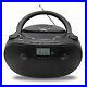 Nextron Portable Bluetooth CD Player Boombox with AM/FM Radio Stereo (Black)
