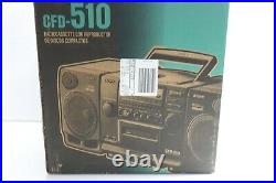 Nice Rare New / NOS Sony CFD-510 Portable AM/FM Cassette CD Player Boombox USA