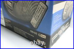 Nice Rare New NOS Sony CFD-E75 Portable AM/FM Cassette CD Player Boombox Navy
