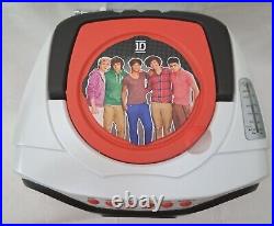 One Direction 1D Portable #15541 AM/FM Radio CD Player Boombox 2012 RARE, NEW