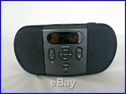 Onn CD Boombox FM Radio Portable Stereo BLACK Portable Music System CD Player