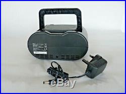 Onn CD Boombox FM Radio Portable Stereo BLACK Portable Music System CD Player