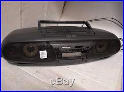 PANASONIC Portable Stereo CD System RX-DT505. Double Cassette Player