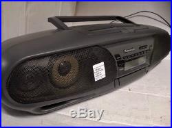 PANASONIC Portable Stereo CD System RX-DT505. Double Cassette Player