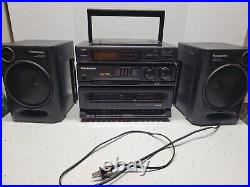 PANASONIC Portable Stereo Component CD System Model RX-DT610 Tested Working