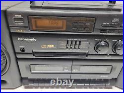 PANASONIC Portable Stereo Component CD System Model RX-DT610 Tested Working