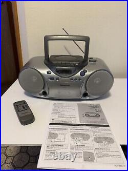 PANASONIC RX-D13 CD Player AM/FM Radio Cassette Stereo Boombox Portable TESTED