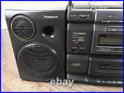 PANASONIC RX-DS750 Portable Stereo Component 3-CD System BOOMBOX TAPE NOT WORK