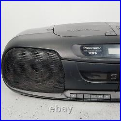 PANASONIC RX-DT401 Portable Stereo CD Tape Tuner BoomBox Player Working