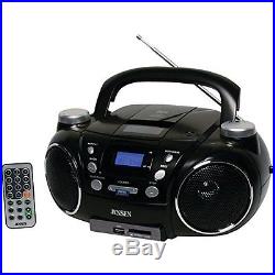 PETR-JENCD750-Jensen CD750 Portable AM/FM Stereo CD Player with MP3 Encoder/Pla