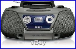 PHILIPS CD Sound Machine AZ1852 CD player boom box, MP3, Cassette FM radio