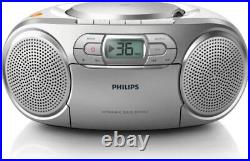 PHILIPS / PHILLIPS CD Cassette Tape & Radio Player Portable Boombox AZ127 NEW