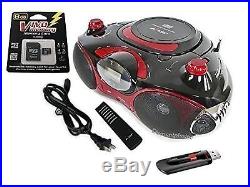 Package Deal Portable Cd/mp3cd Radio Boombox Speaker Player With USB Sd Auxil