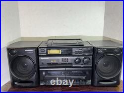 Panasonic Boombox AM/FM CD Stereo System RXDT610 (READ DESCRIPTION) Damage WORKS Panasonic Boombox AM/FM CD Stereo System RXDT610 (READ DESCRIPTION) Damage WORKS