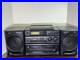 Panasonic-Boombox-AM-FM-CD-Stereo-System-RXDT610-READ-DESCRIPTION-Damage-WORKS-01-qdxr