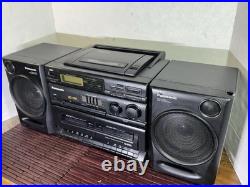 Panasonic Boombox AM/FM CD Stereo System RXDT610 (READ DESCRIPTION) Damage WORKS Panasonic Boombox AM/FM CD Stereo System RXDT610 (READ DESCRIPTION) Damage WORKS