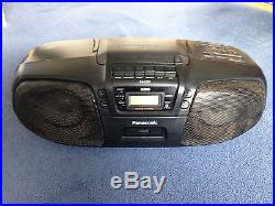 Panasonic Boombox Portable CD/Cassette Player Ghettoblaster RX-DS25