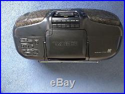 Panasonic Boombox Portable CD/Cassette Player Ghettoblaster RX-DS25