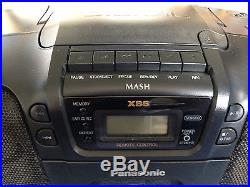 Panasonic Boombox Portable CD/Cassette Player Ghettoblaster RX-DS25