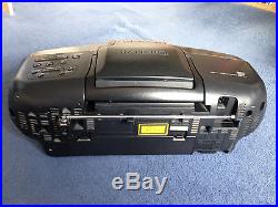 Panasonic Boombox Portable CD/Cassette Player Ghettoblaster RX-DS25