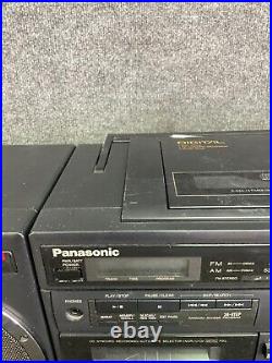 Panasonic Boombox Portable Stereo System CD Player AM/FM Radio RX-DS650