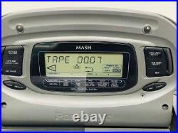 Panasonic CD Radio Dual Cassette Player Cobra Top RX-DT75 Vintage Used JP AA162