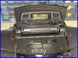 Panasonic Cobra Rx-ed77 Boombox CD Dual Cassette Tuner Stereo Portable System