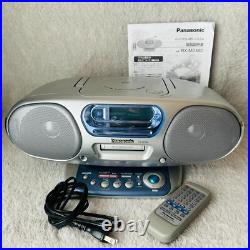 Panasonic Japan RX-MDX60 MINI DISC Player silver Working Confirmed Vintage Panasonic Japan RX-MDX60 MINI DISC Player silver Working Confirmed Vintage