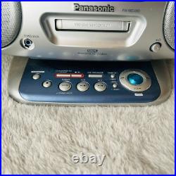 Panasonic Japan RX-MDX60 MINI DISC Player silver Working Confirmed Vintage Panasonic Japan RX-MDX60 MINI DISC Player silver Working Confirmed Vintage