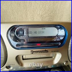 Panasonic Japan RX-MDX60 MINI DISC Player silver Working Confirmed Vintage Panasonic Japan RX-MDX60 MINI DISC Player silver Working Confirmed Vintage