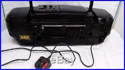 Panasonic MASH RX-DT30 Retro Boombox Portable Stereo CD Radio Cassette Player