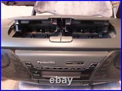 Panasonic Model RX-DT505 Boombox Portable CD/Cassette System Nearly Mint Working