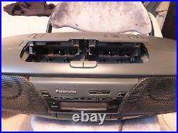 Panasonic Model RX-DT505 Boombox Portable CD/Cassette System Nearly Mint Working