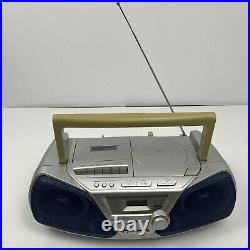 Panasonic RX-D10 Boombox Portable Radio Tape Cassette CD Player