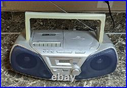 Panasonic RX-D10 Portable Cassette CD Player AM/FM Stereo Boombox Tested