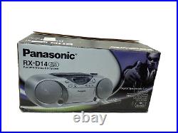 Panasonic RX-D14 Dual Power Boombox with CD Player AM FM Radio & Cassette-NOB