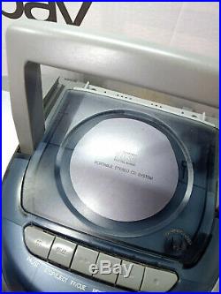 Panasonic RX-D15 Boombox CD Cassette Tape Deck Radio FM Portable Stereo Player