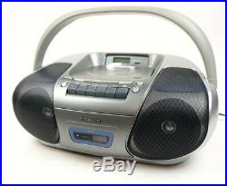 Panasonic RX-D29 CD Radio Cassette Player MP3 Stereo Portable Boombox