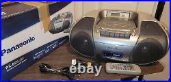 Panasonic RX-D29 Portable Cassette CD MP3 Boombox withBox 9/10 Tested