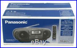 Panasonic RX-D55AEG-K Portable Stereo CD Player Cassette MP3 Playback -Brand New